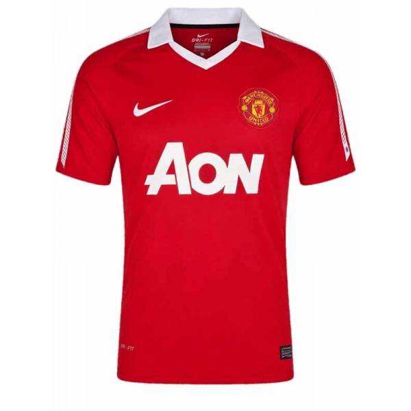Manchester united home jersey mens retro shirt 2010-2011